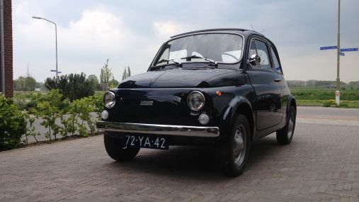Fiat 500 R Blauw